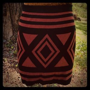 Stretchy Knit Mini Skirt